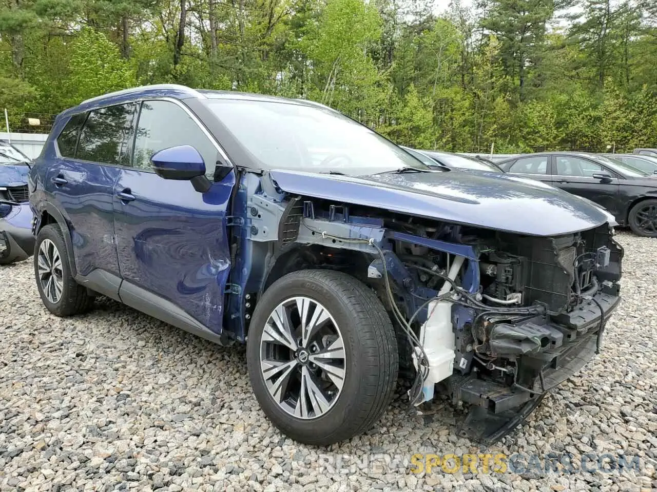 4 Photograph of a damaged car JN8AT3BB9MW206307 NISSAN ROGUE 2021