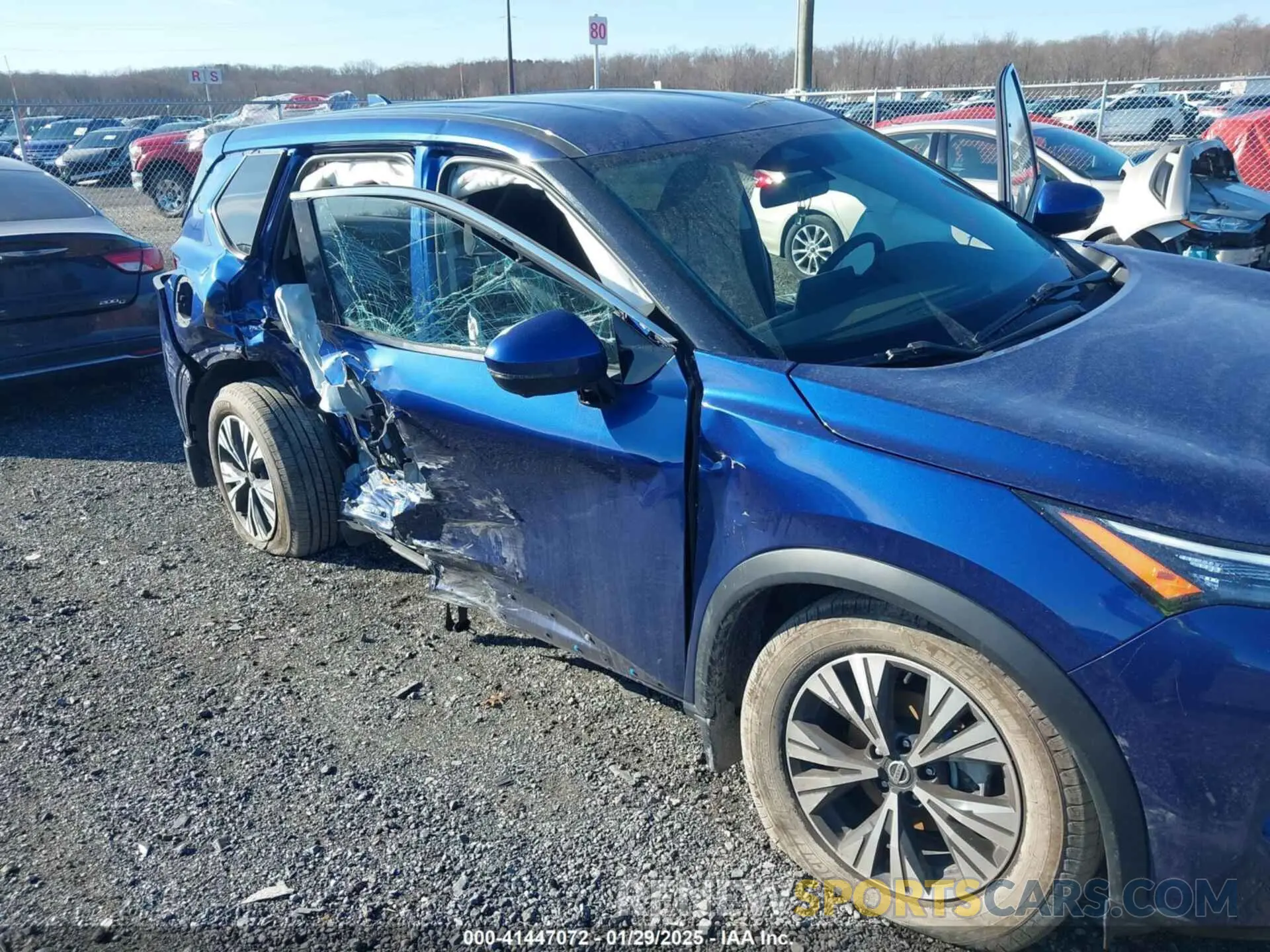 6 Photograph of a damaged car JN8AT3BB9MW215640 NISSAN ROGUE 2021