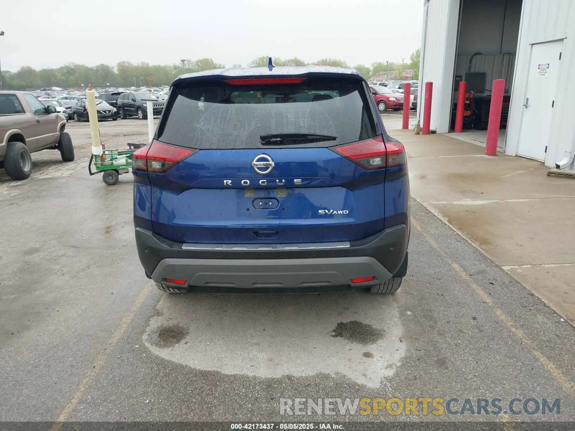 16 Photograph of a damaged car JN8AT3BB9MW221180 NISSAN ROGUE 2021