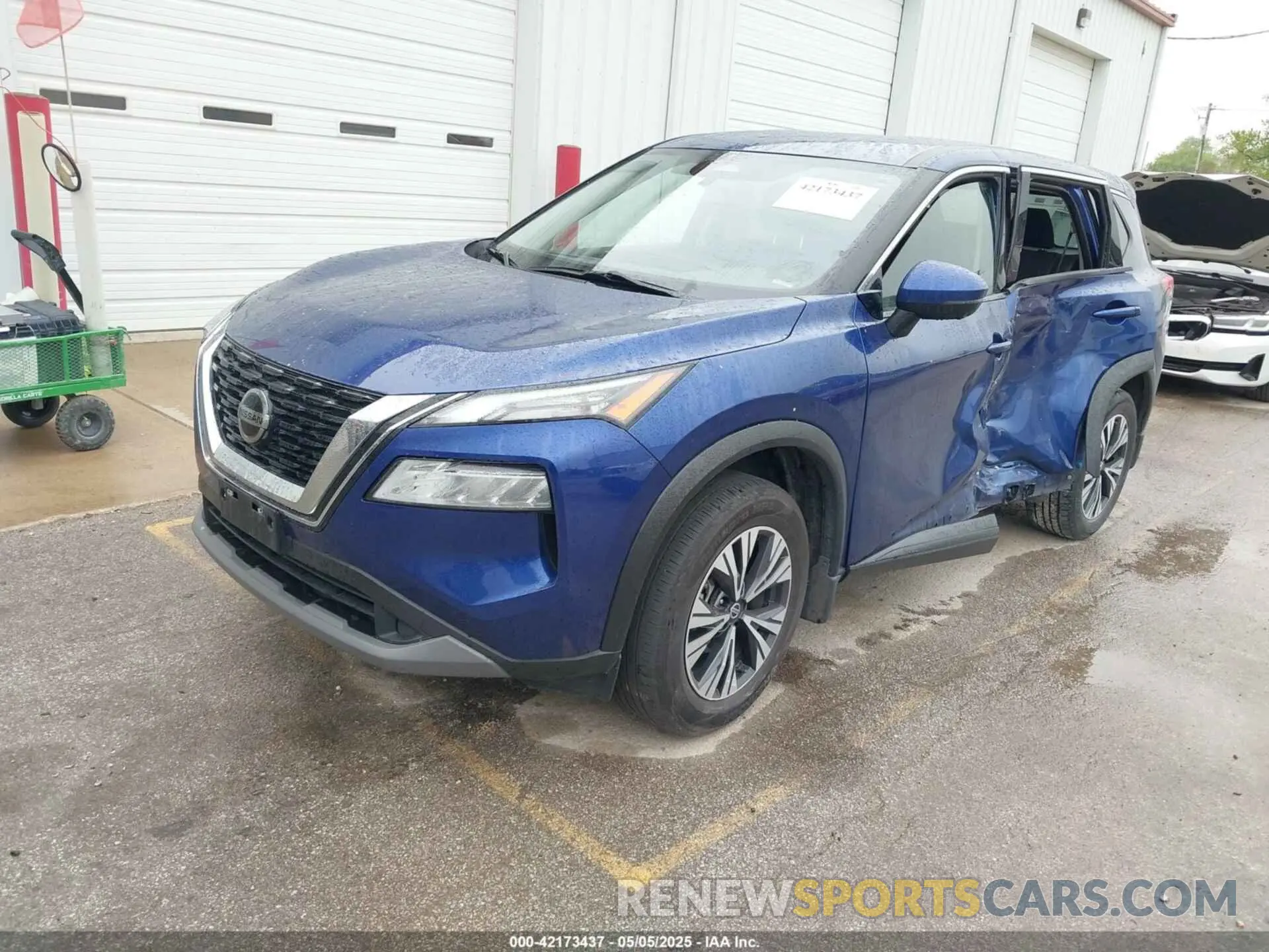 2 Photograph of a damaged car JN8AT3BB9MW221180 NISSAN ROGUE 2021