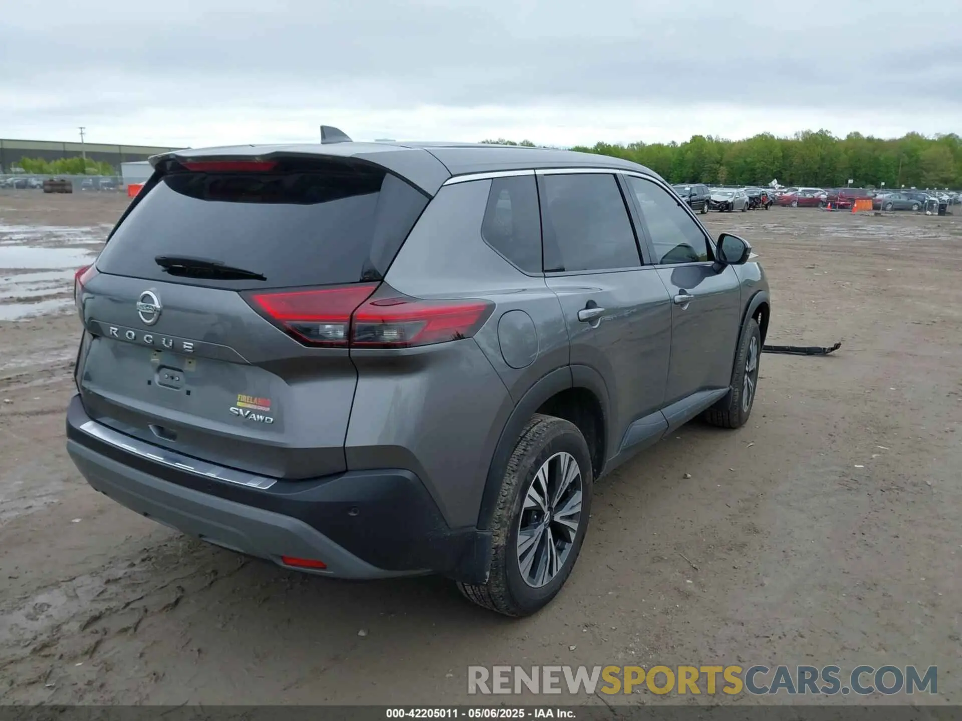4 Photograph of a damaged car JN8AT3BBXMW205344 NISSAN ROGUE 2021