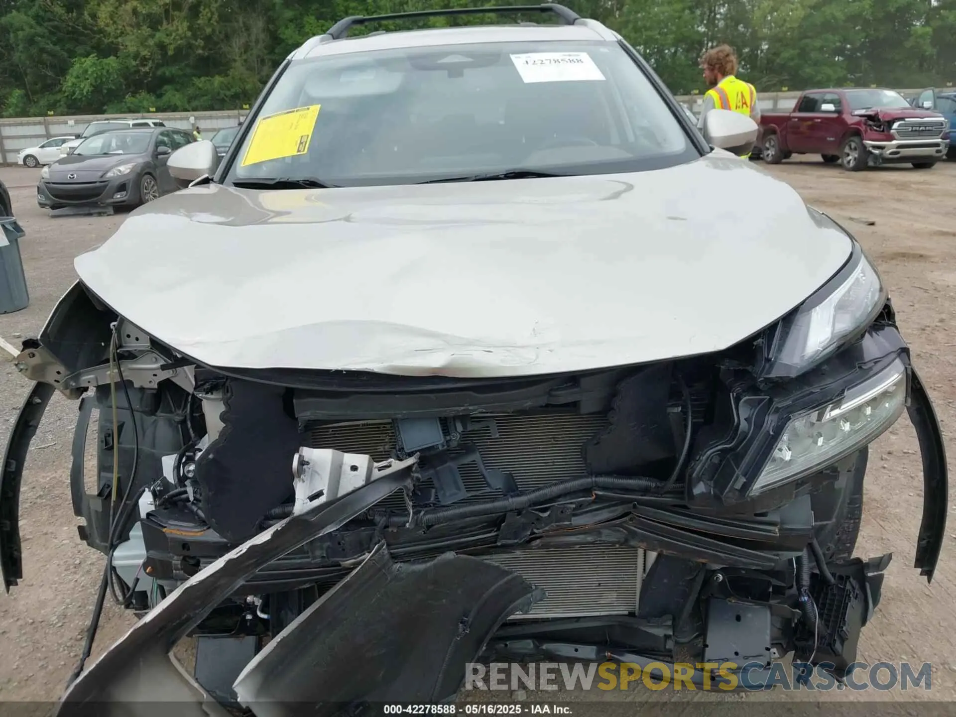 6 Photograph of a damaged car JN8AT3CA0MW027241 NISSAN ROGUE 2021