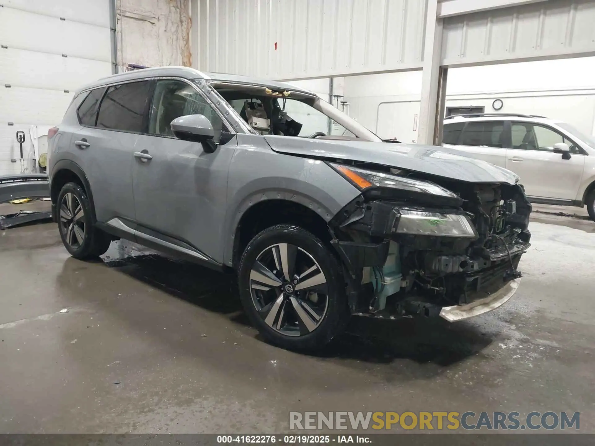 1 Photograph of a damaged car JN8AT3CA2MW020341 NISSAN ROGUE 2021