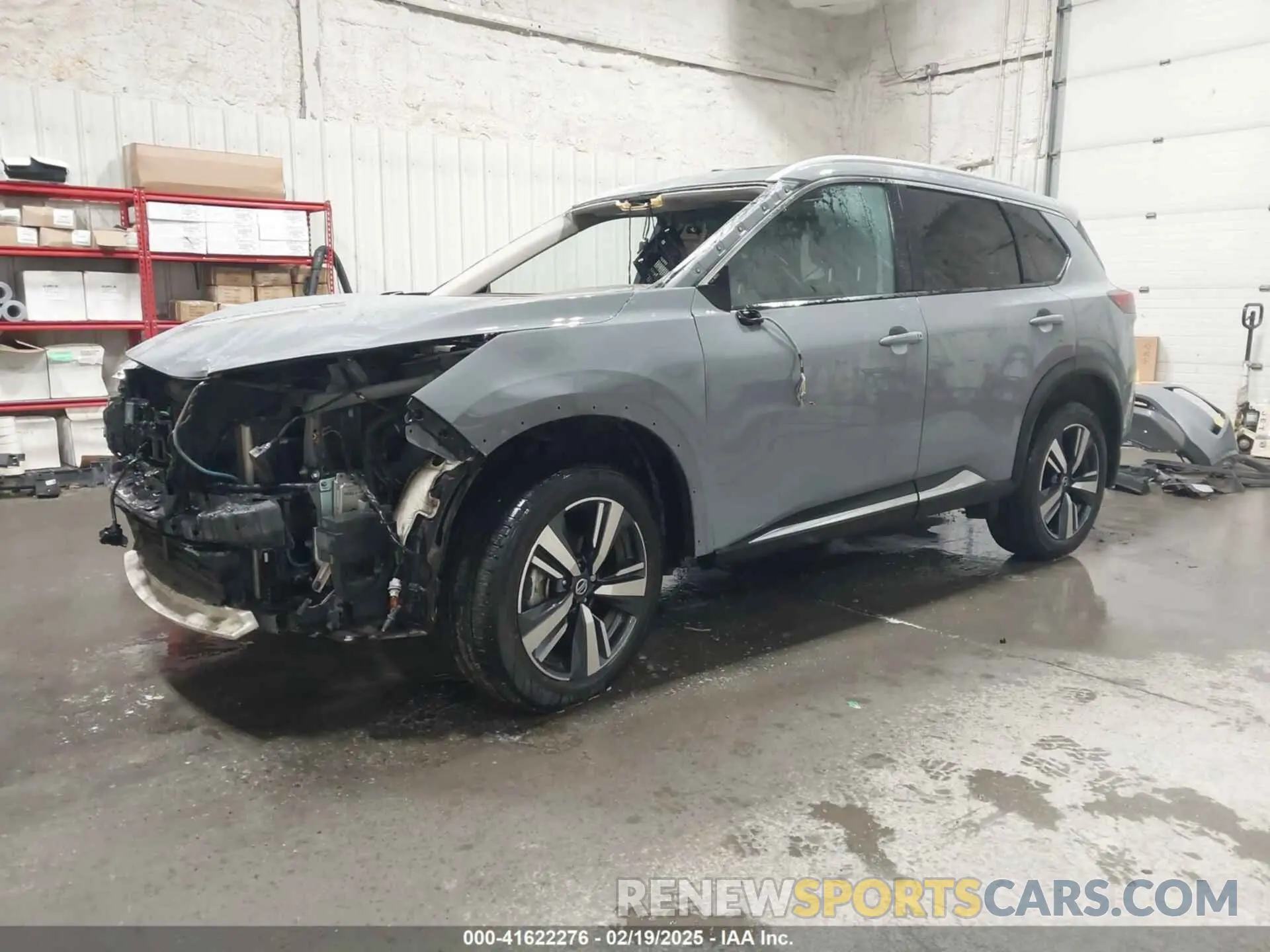 2 Photograph of a damaged car JN8AT3CA2MW020341 NISSAN ROGUE 2021