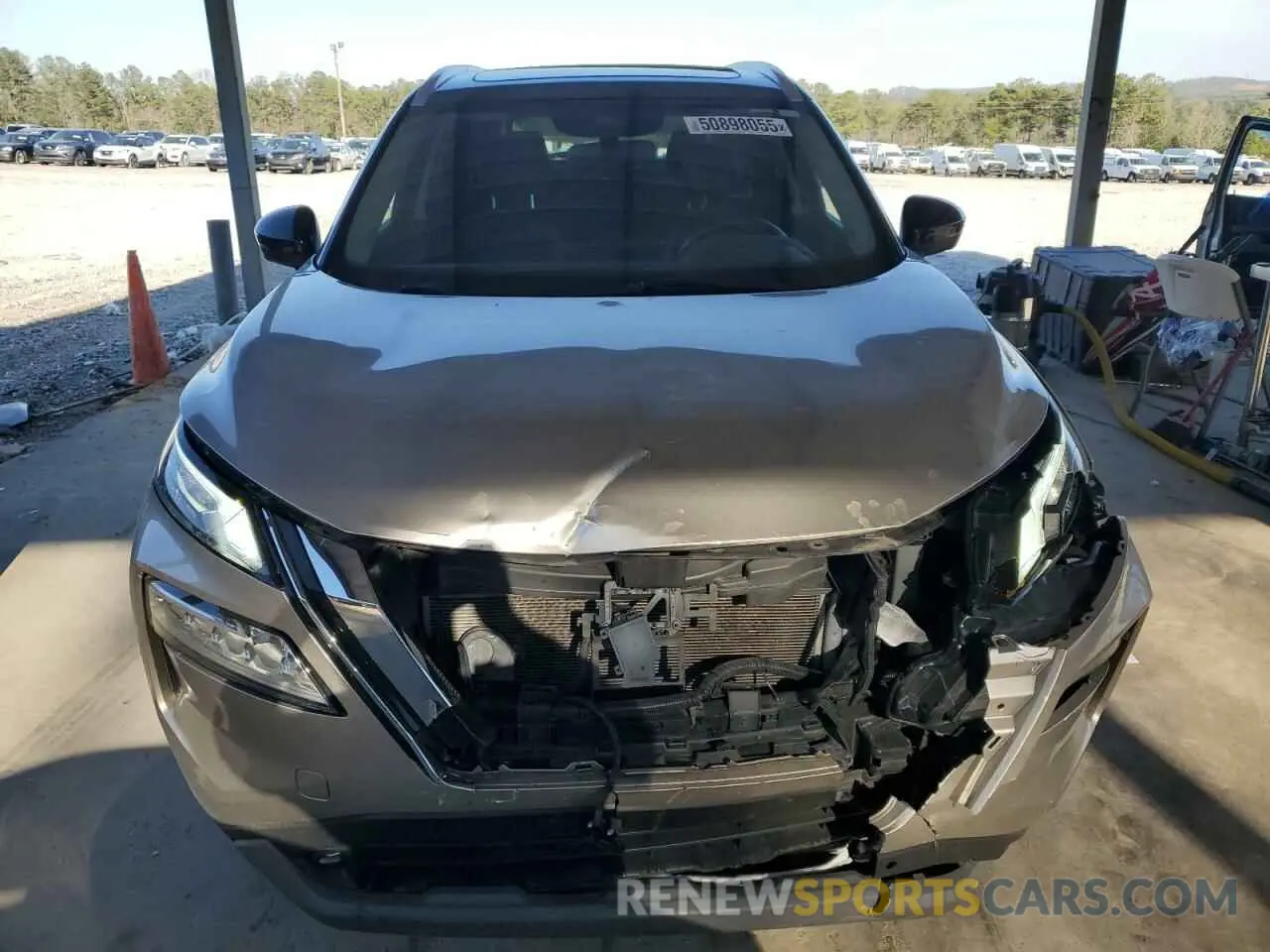 5 Photograph of a damaged car JN8AT3CA2MW027855 NISSAN ROGUE 2021