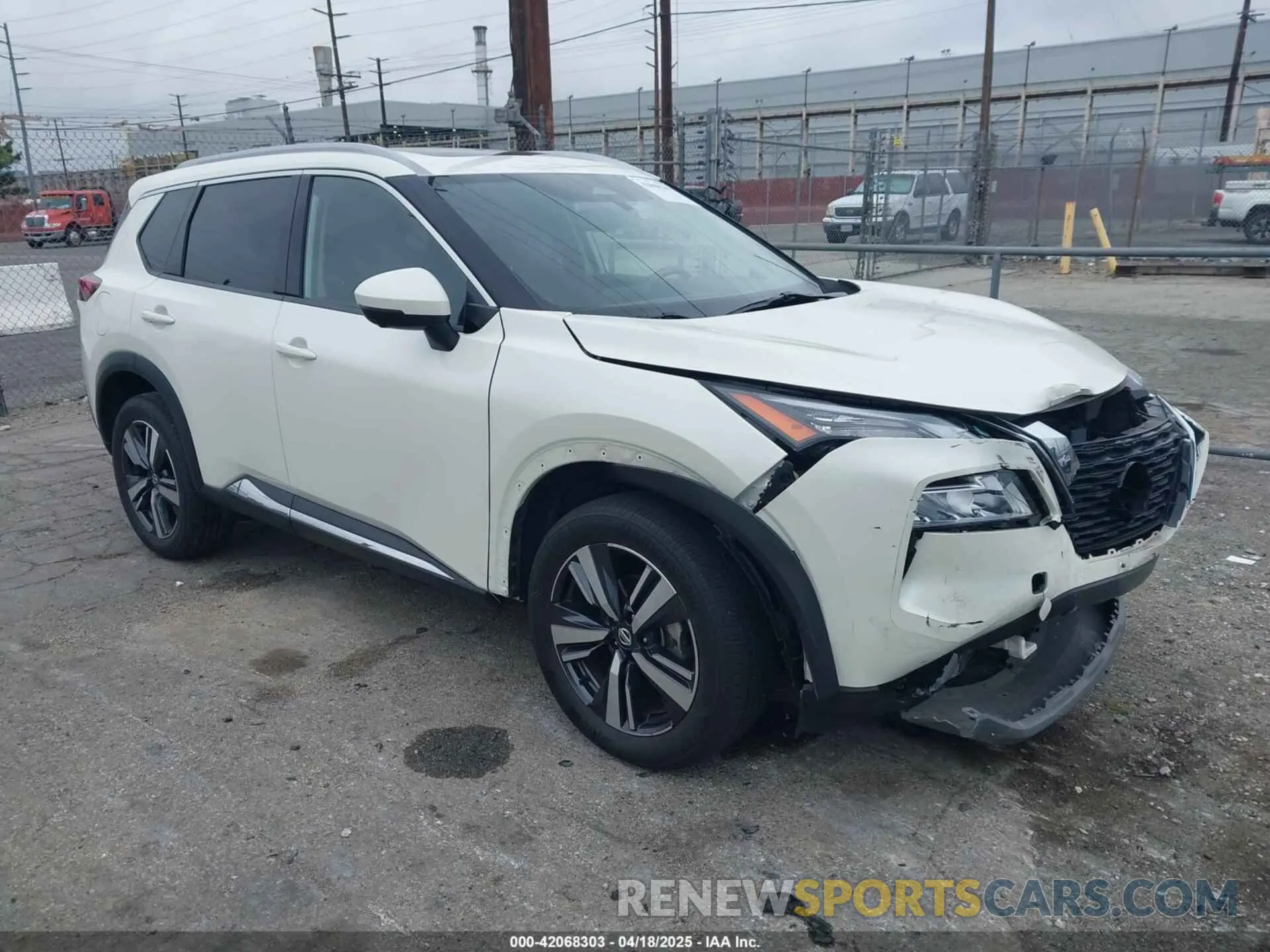 1 Photograph of a damaged car JN8AT3CA3MW022020 NISSAN ROGUE 2021