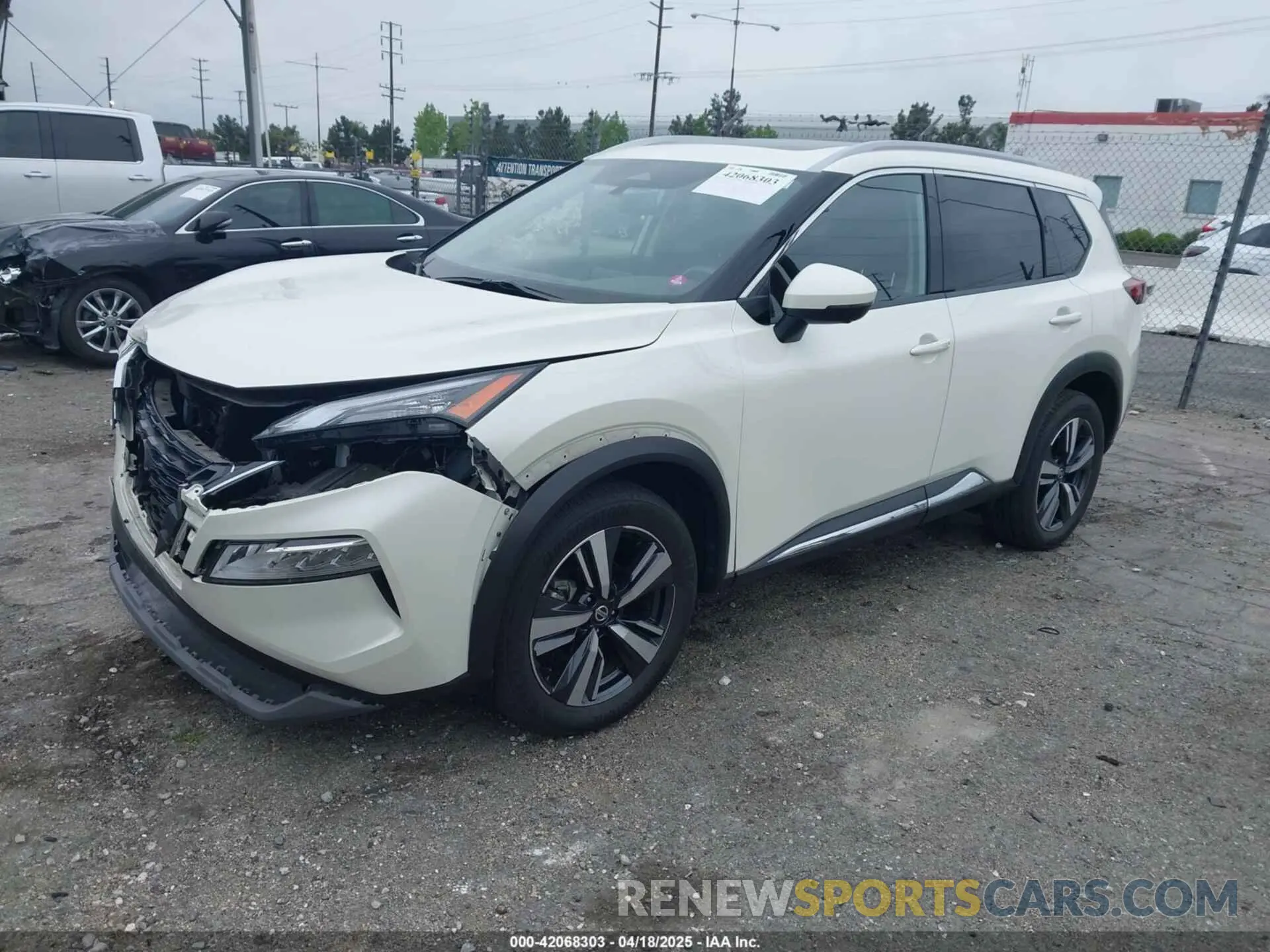 2 Photograph of a damaged car JN8AT3CA3MW022020 NISSAN ROGUE 2021