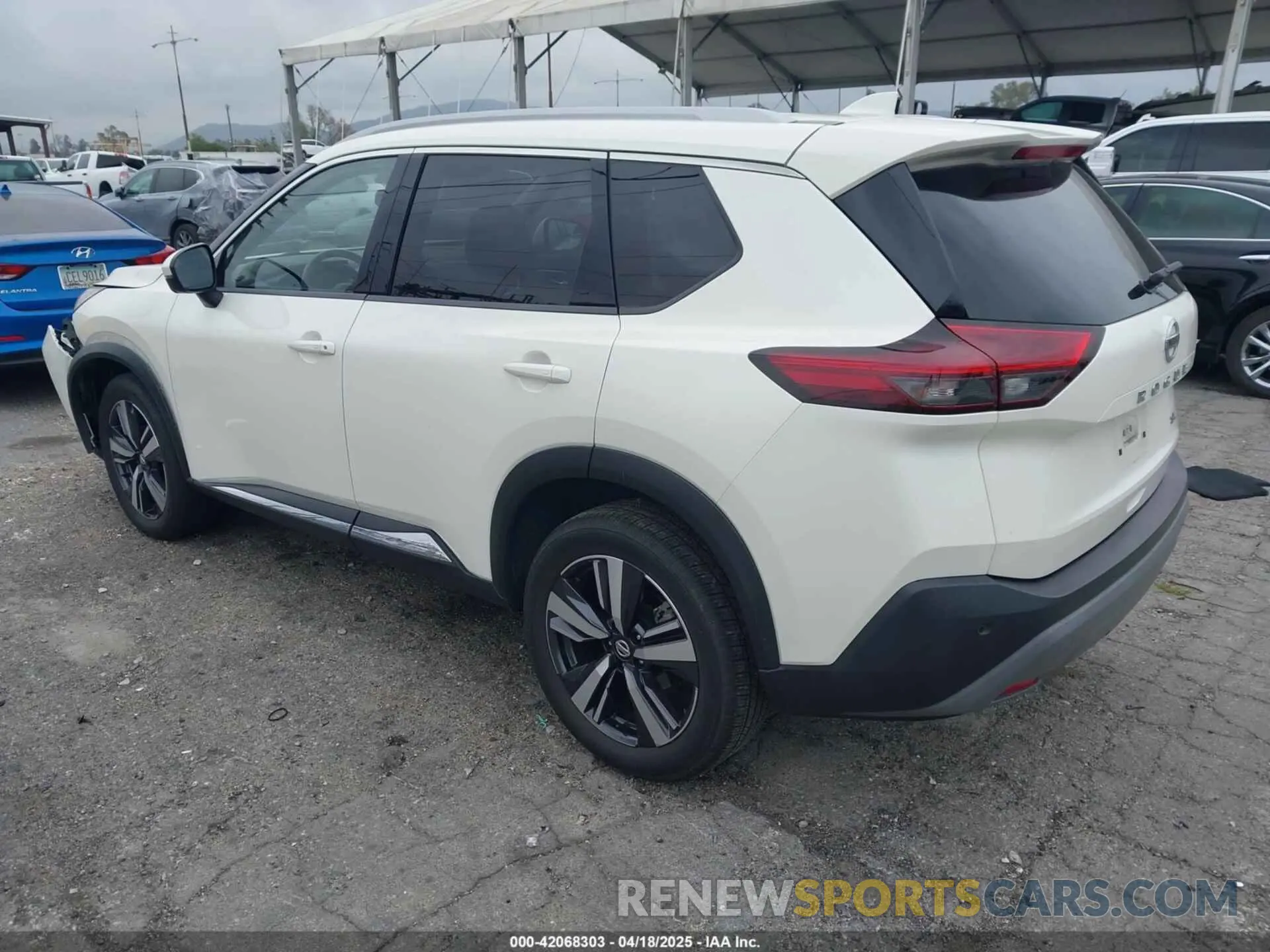 3 Photograph of a damaged car JN8AT3CA3MW022020 NISSAN ROGUE 2021