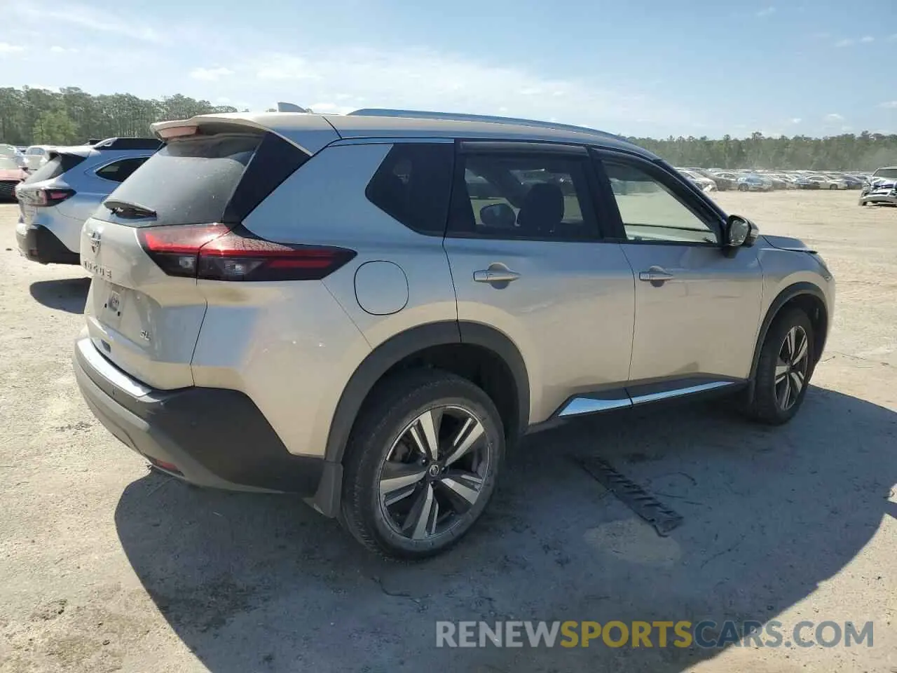 3 Photograph of a damaged car JN8AT3CA3MW027752 NISSAN ROGUE 2021
