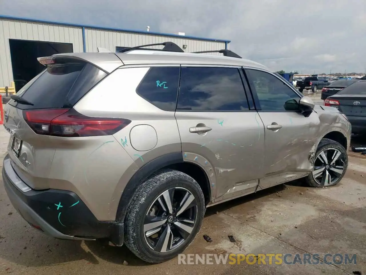 3 Photograph of a damaged car JN8AT3CB2MW236652 NISSAN ROGUE 2021