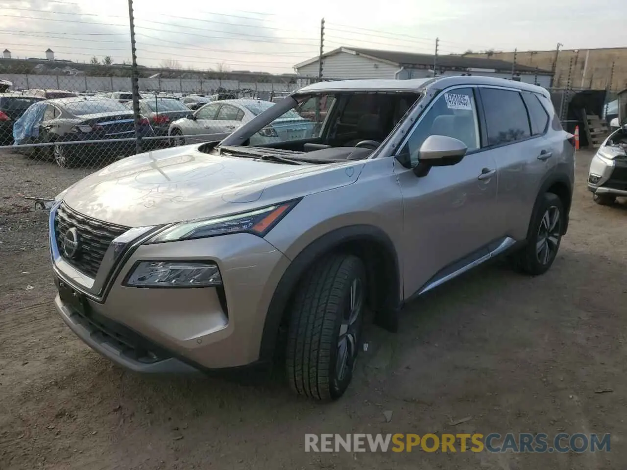1 Фотография поврежденного автомобиля JN8AT3CB4MW232733 NISSAN ROGUE 2021