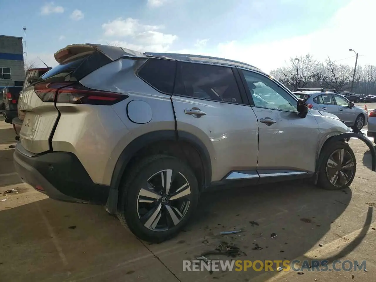 3 Photograph of a damaged car JN8AT3CB5MW232482 NISSAN ROGUE 2021