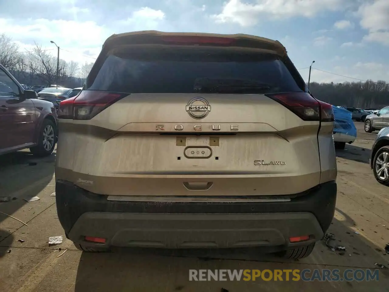 6 Photograph of a damaged car JN8AT3CB5MW232482 NISSAN ROGUE 2021