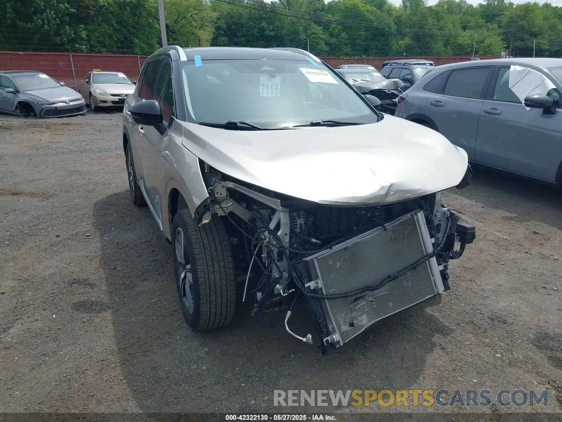 17 Photograph of a damaged car JN8AT3CB6MW222320 NISSAN ROGUE 2021