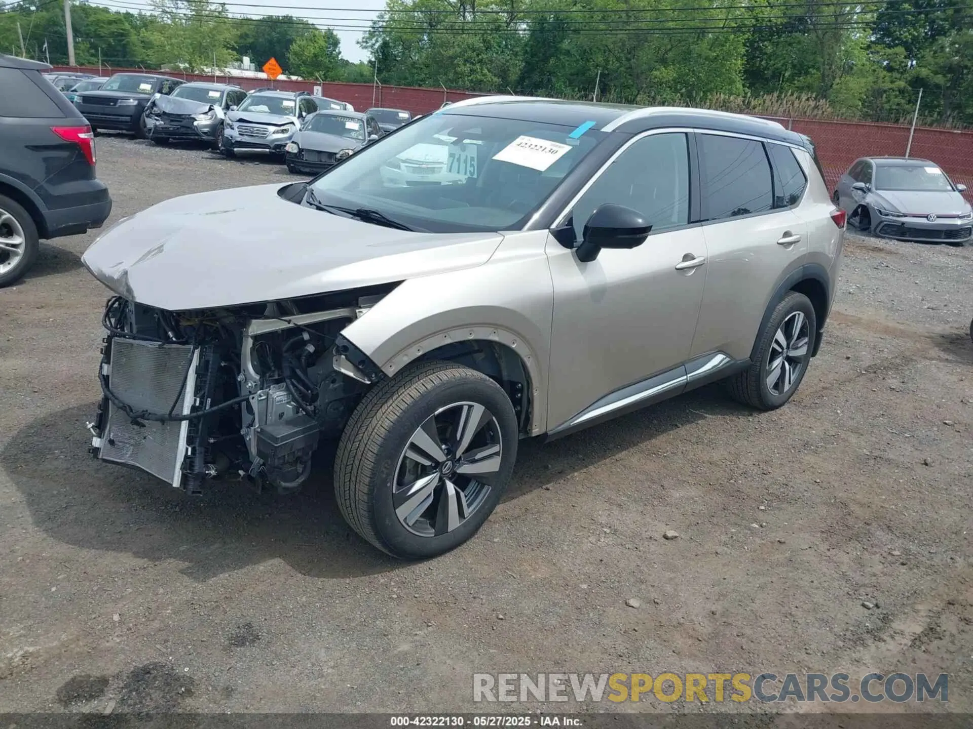 2 Photograph of a damaged car JN8AT3CB6MW222320 NISSAN ROGUE 2021