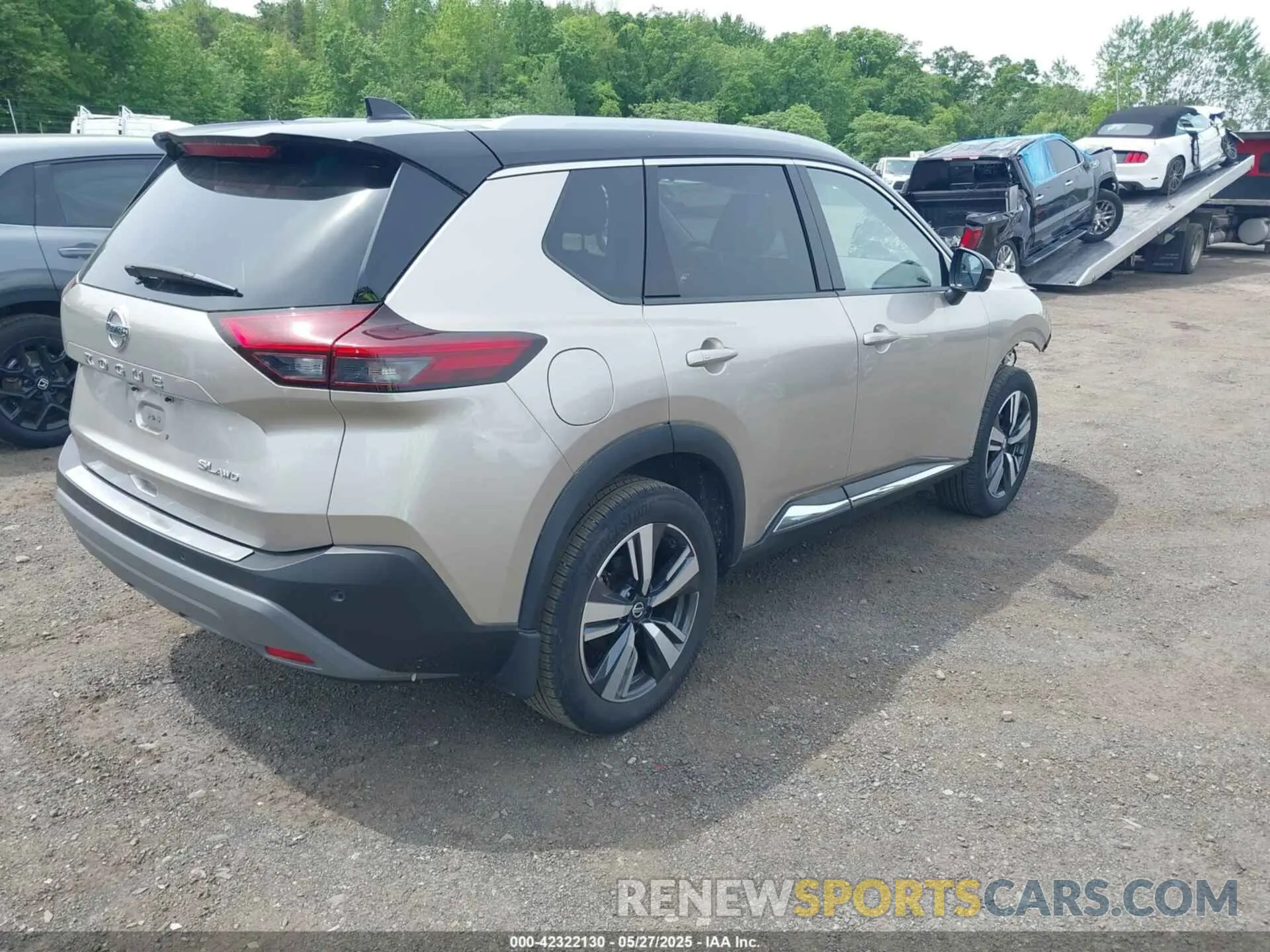 4 Photograph of a damaged car JN8AT3CB6MW222320 NISSAN ROGUE 2021