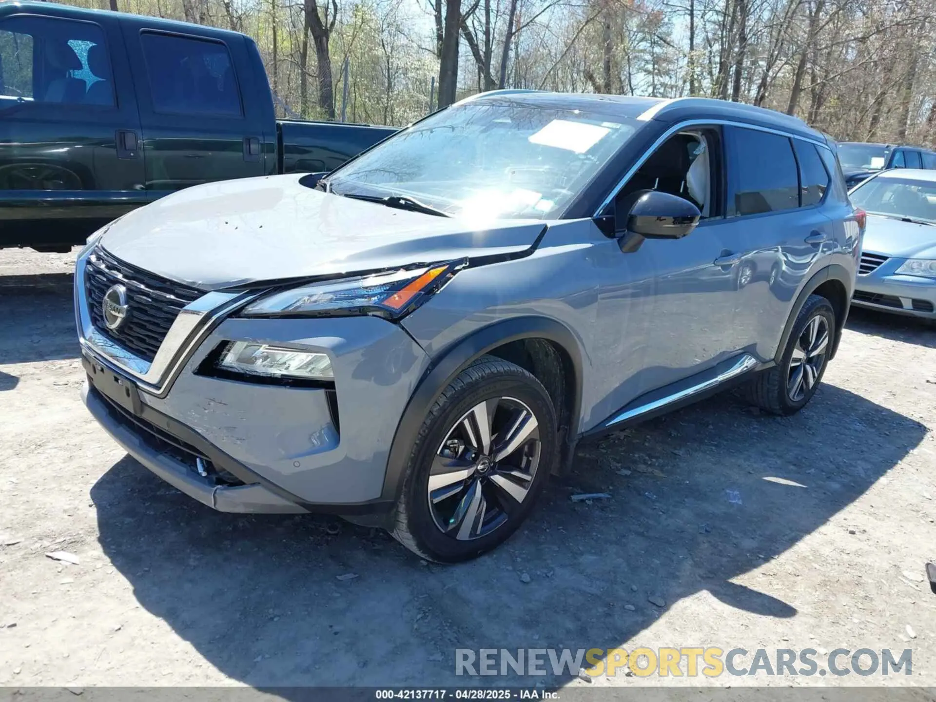 2 Photograph of a damaged car JN8AT3CB7MW238140 NISSAN ROGUE 2021