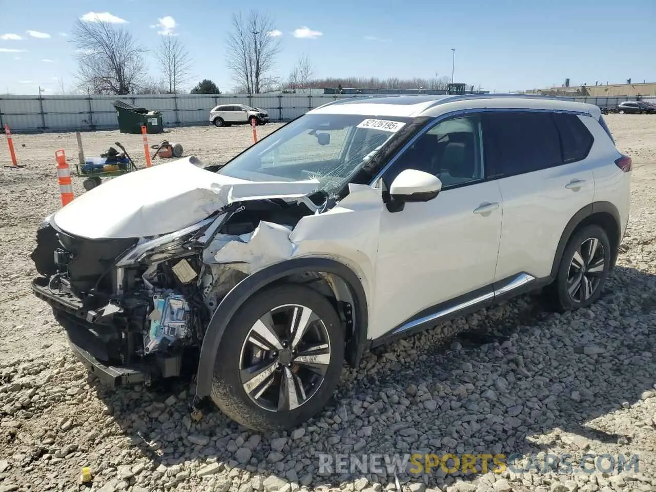 1 Photograph of a damaged car JN8AT3CB7MW241796 NISSAN ROGUE 2021