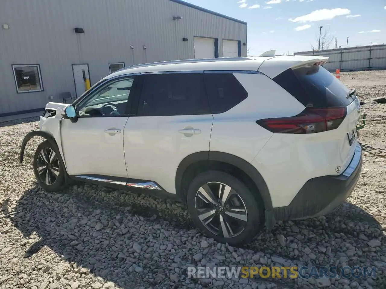 2 Photograph of a damaged car JN8AT3CB7MW241796 NISSAN ROGUE 2021