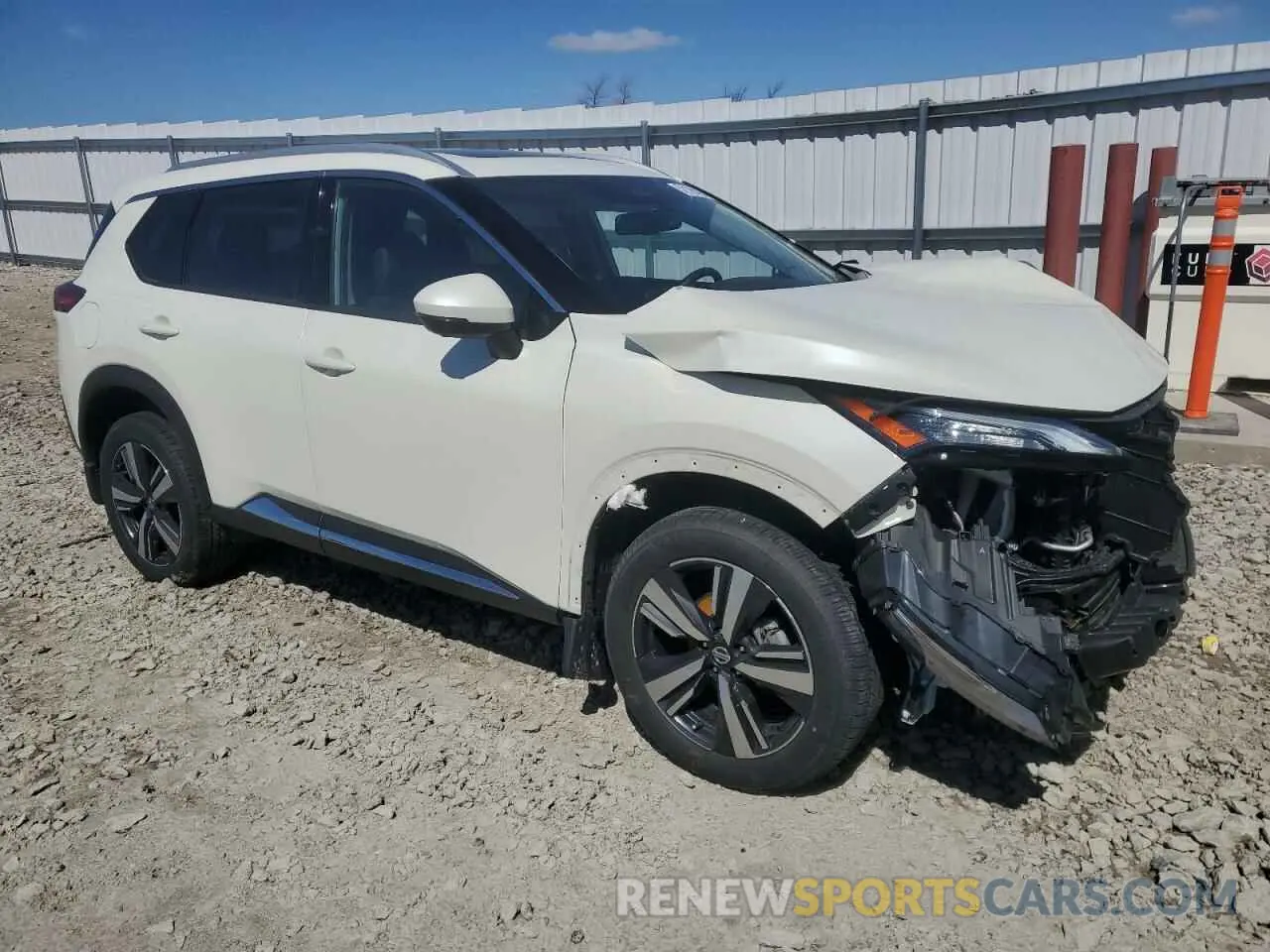 4 Photograph of a damaged car JN8AT3CB7MW241796 NISSAN ROGUE 2021