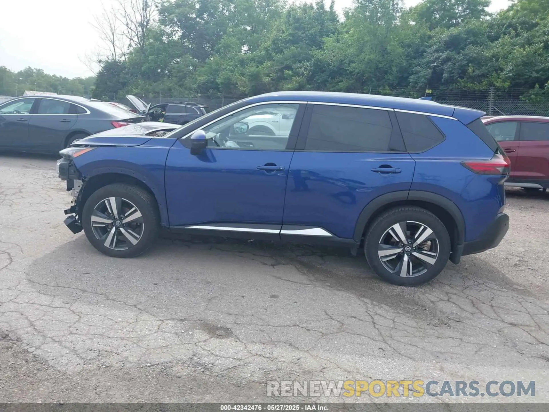 14 Photograph of a damaged car JN8AT3CB9MW219332 NISSAN ROGUE 2021