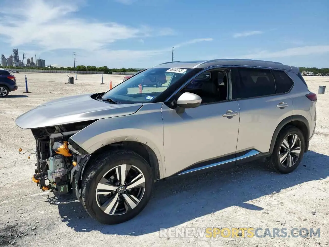 1 Photograph of a damaged car JN8AT3CB9MW230024 NISSAN ROGUE 2021