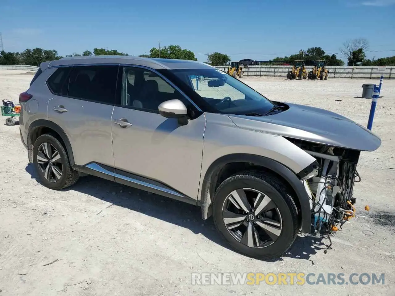 4 Photograph of a damaged car JN8AT3CB9MW230024 NISSAN ROGUE 2021