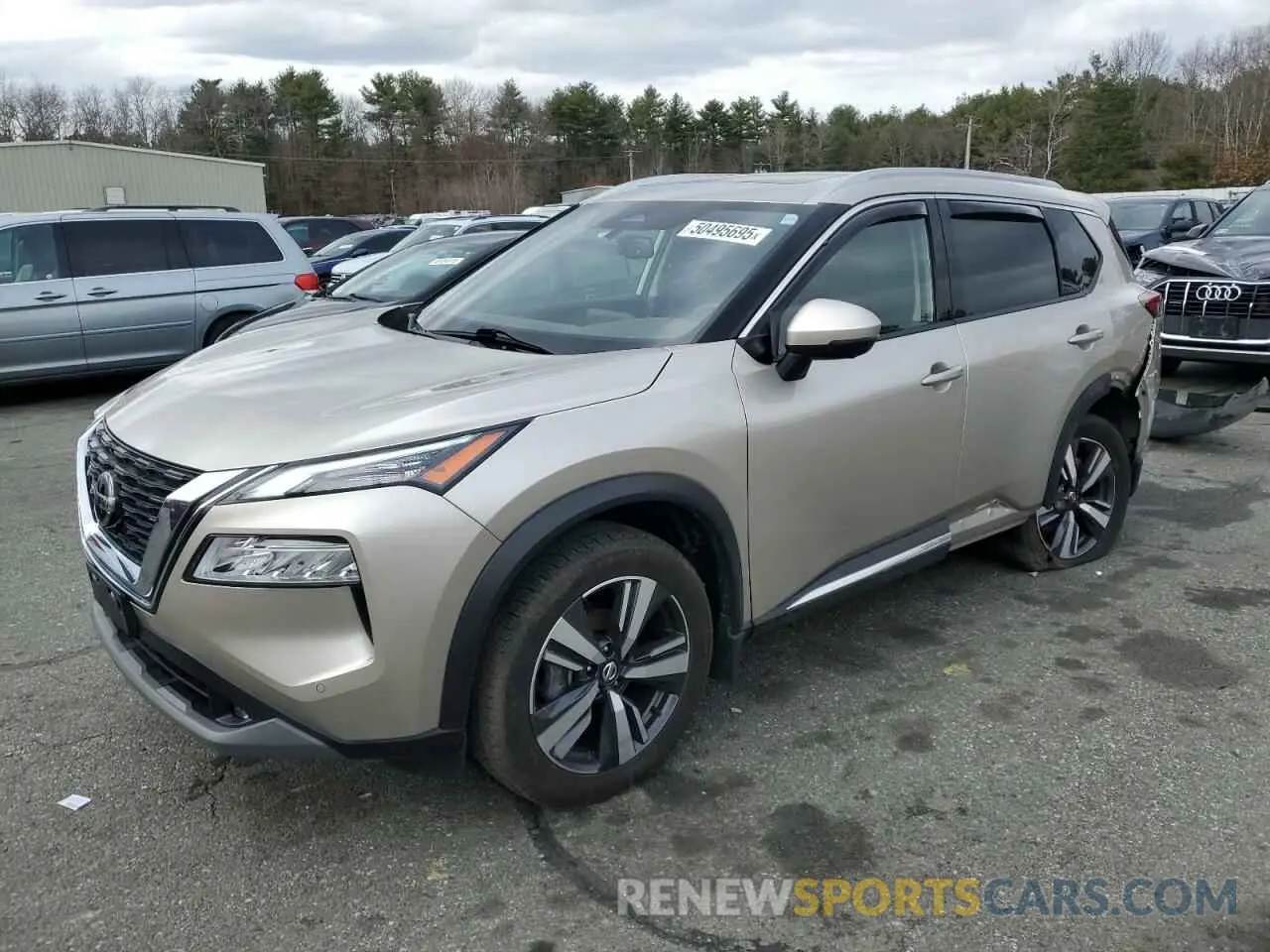 1 Фотография поврежденного автомобиля JN8AT3CBXMW236933 NISSAN ROGUE 2021