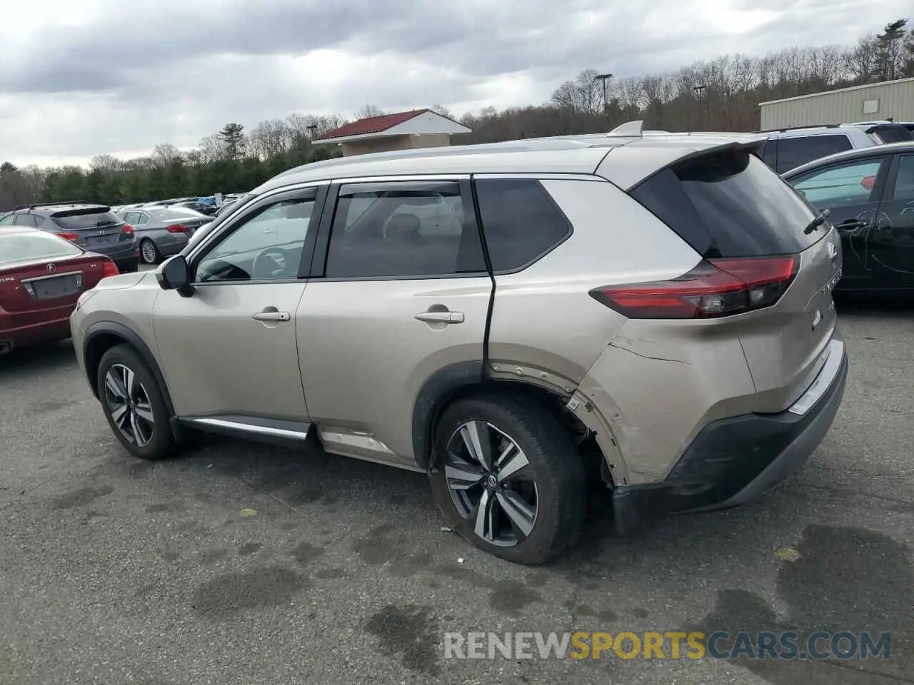 2 Фотография поврежденного автомобиля JN8AT3CBXMW236933 NISSAN ROGUE 2021