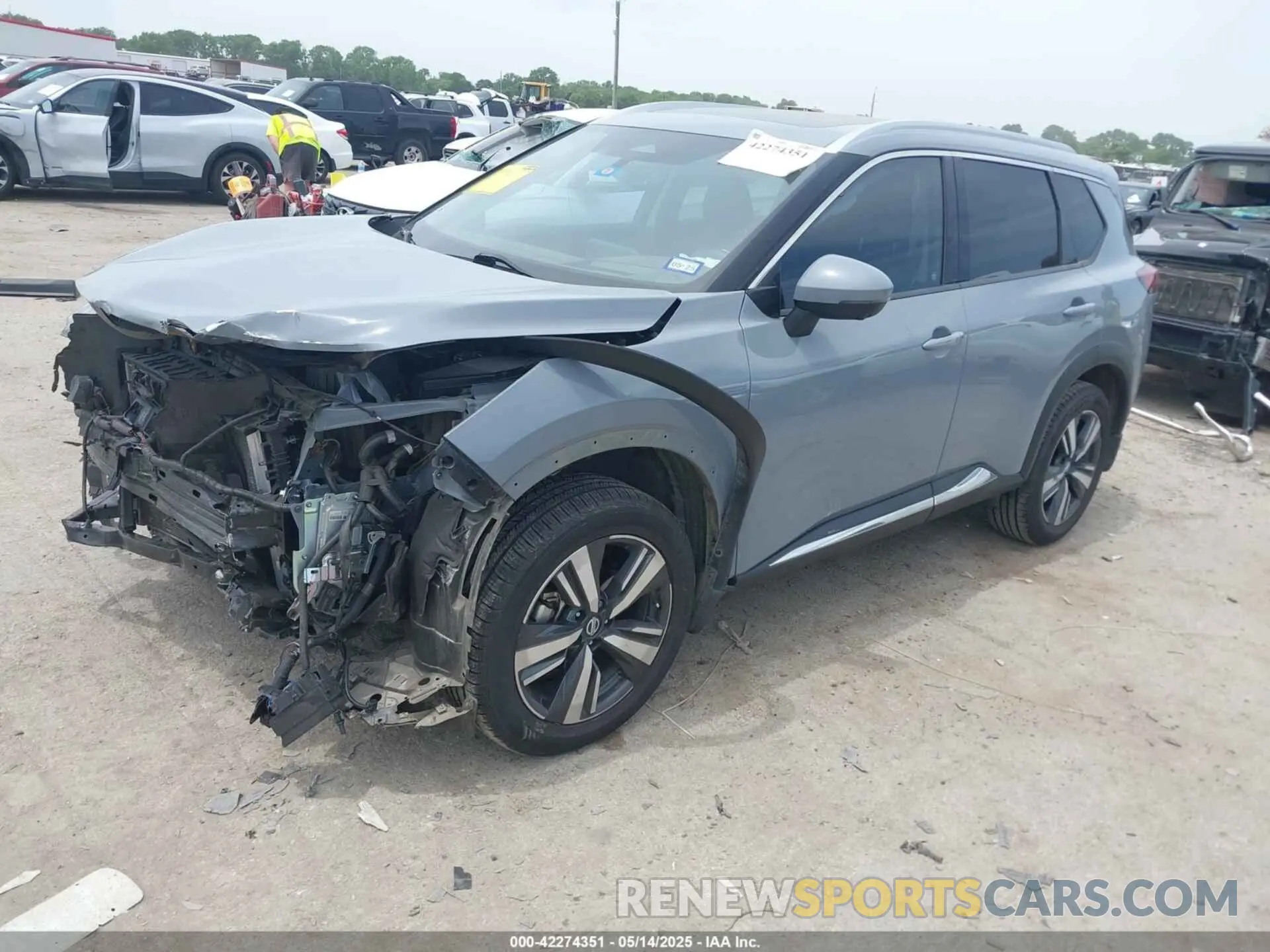 2 Фотография поврежденного автомобиля JN8AT3DC0MW102679 NISSAN ROGUE 2021