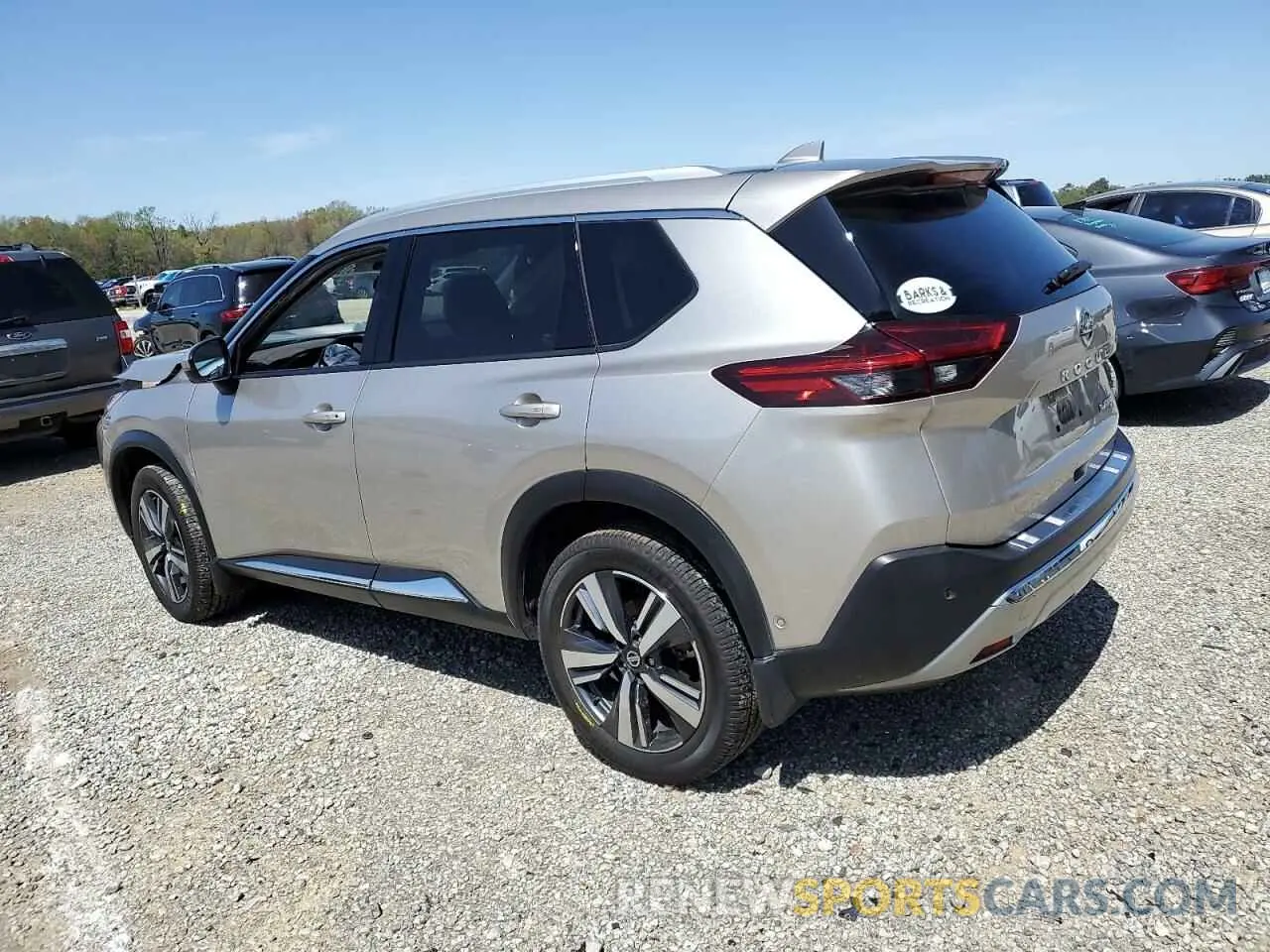 2 Photograph of a damaged car JN8AT3DC3MW107732 NISSAN ROGUE 2021