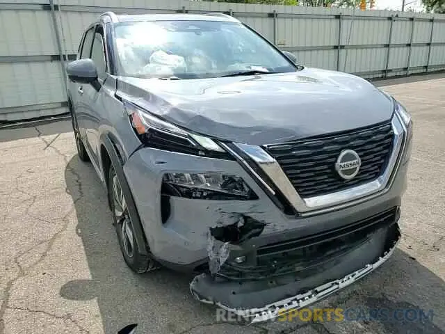 14 Photograph of a damaged car JN8AT3DC4MW101728 NISSAN ROGUE 2021