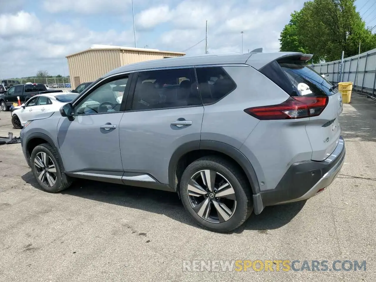 2 Photograph of a damaged car JN8AT3DC4MW101728 NISSAN ROGUE 2021