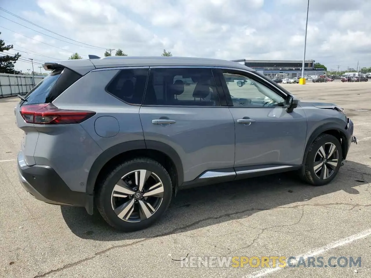3 Photograph of a damaged car JN8AT3DC4MW101728 NISSAN ROGUE 2021