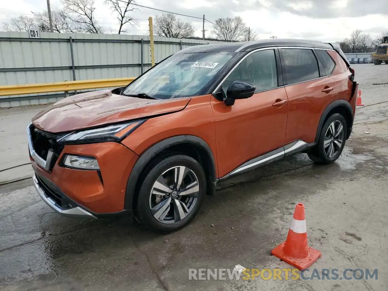 1 Photograph of a damaged car JN8AT3DC5MW106632 NISSAN ROGUE 2021