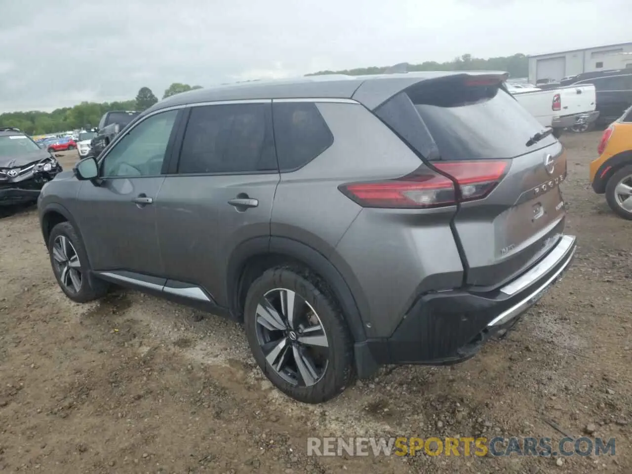 2 Photograph of a damaged car JN8AT3DC7MW105238 NISSAN ROGUE 2021