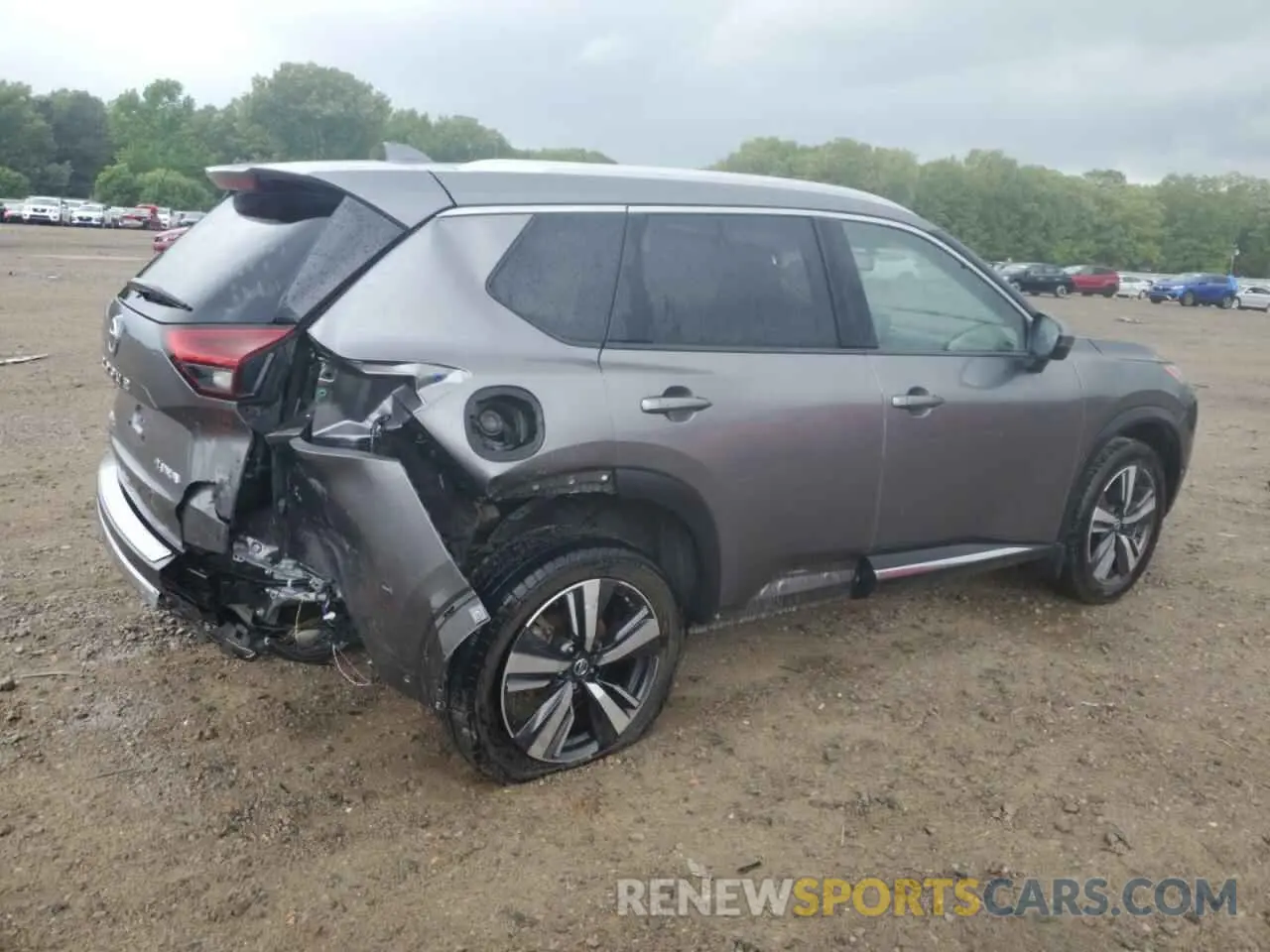 3 Photograph of a damaged car JN8AT3DC7MW105238 NISSAN ROGUE 2021