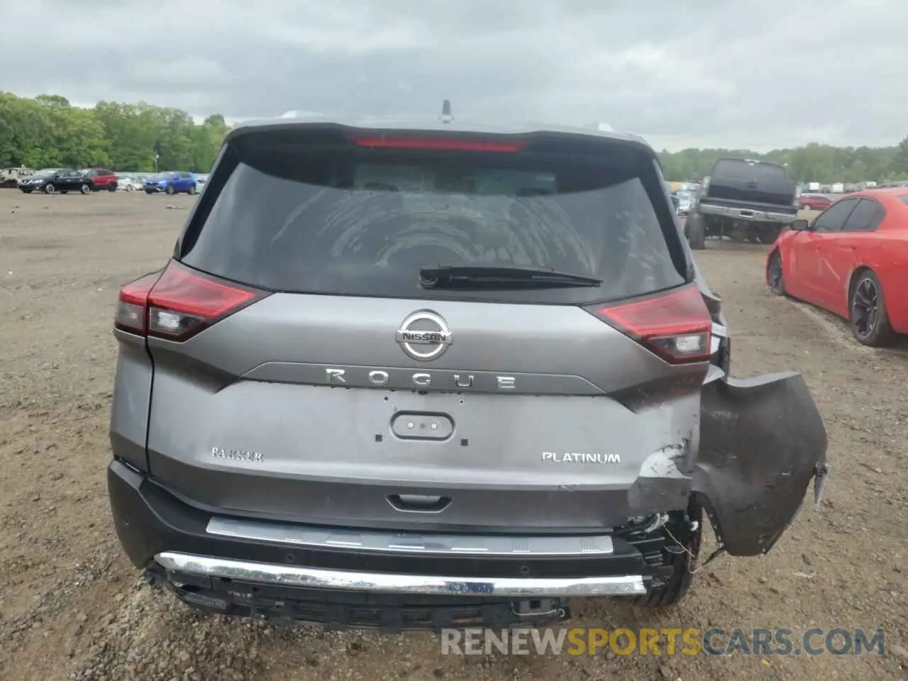 6 Photograph of a damaged car JN8AT3DC7MW105238 NISSAN ROGUE 2021