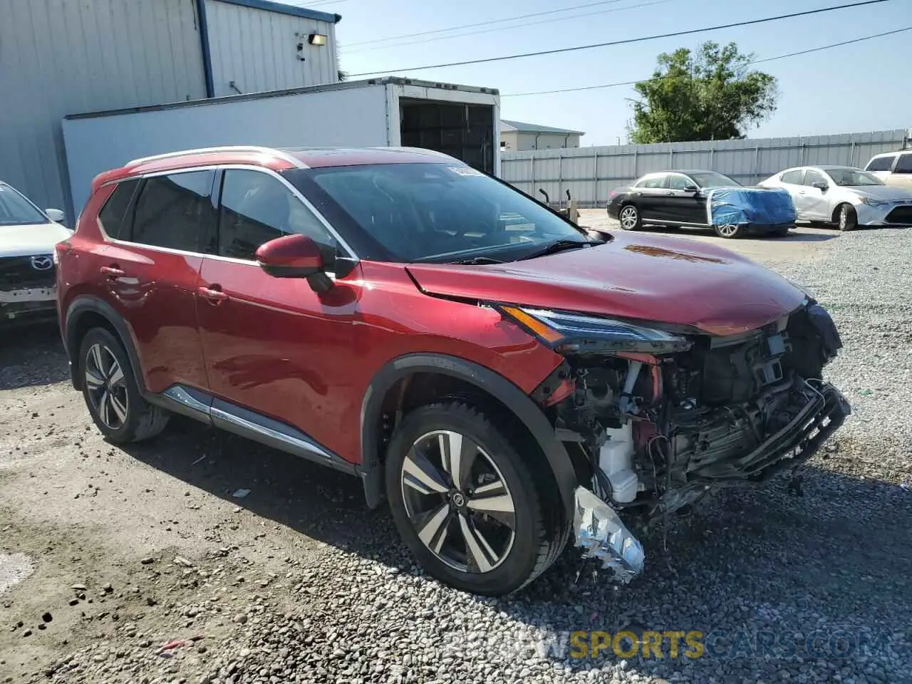 4 Фотография поврежденного автомобиля JN8AT3DC8MW100176 NISSAN ROGUE 2021