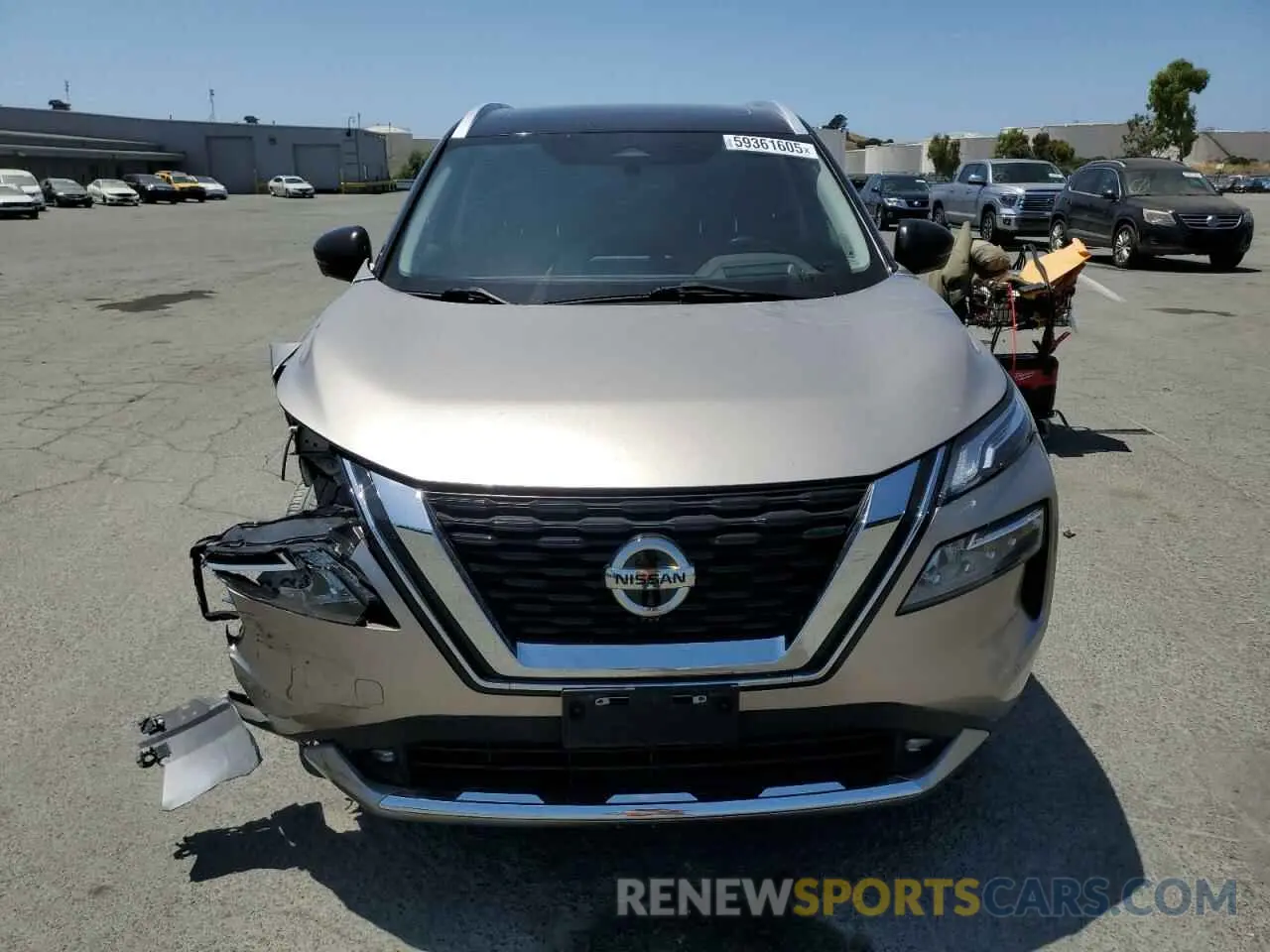 5 Photograph of a damaged car JN8AT3DD2MW314783 NISSAN ROGUE 2021