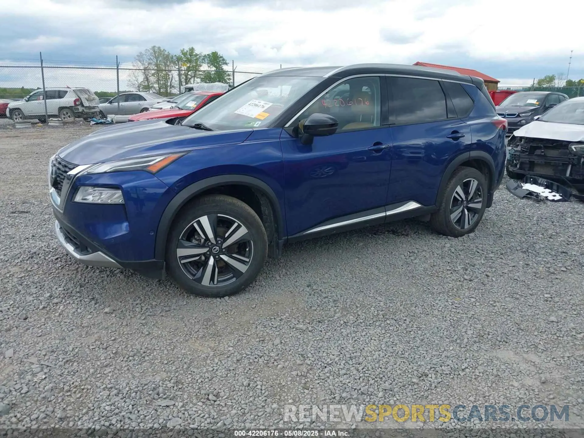 2 Photograph of a damaged car JN8AT3DD4MW304997 NISSAN ROGUE 2021