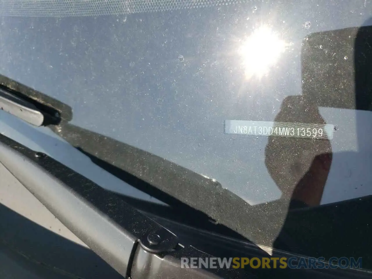 14 Photograph of a damaged car JN8AT3DD4MW313599 NISSAN ROGUE 2021