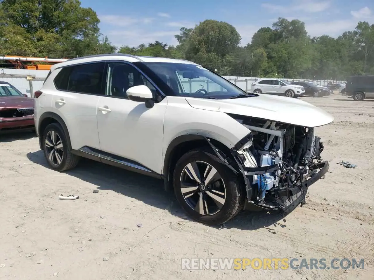 4 Photograph of a damaged car JN8AT3DD4MW313599 NISSAN ROGUE 2021