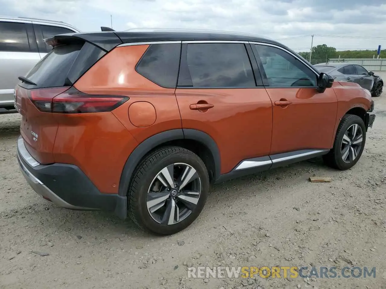3 Photograph of a damaged car JN8AT3DD8MW320264 NISSAN ROGUE 2021