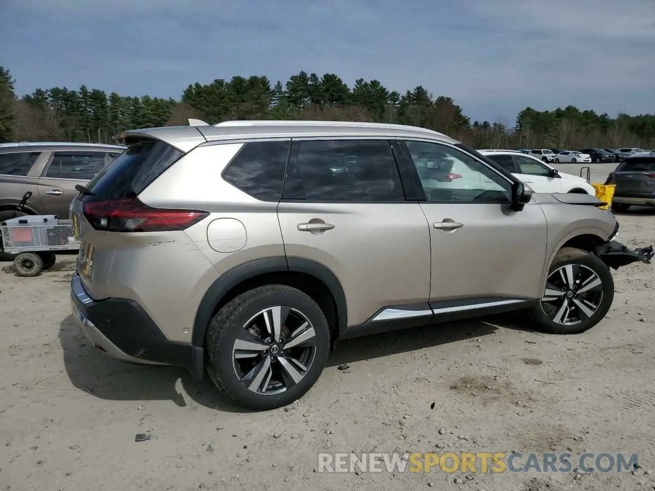 3 Photograph of a damaged car JN8AT3DDXMW321464 NISSAN ROGUE 2021