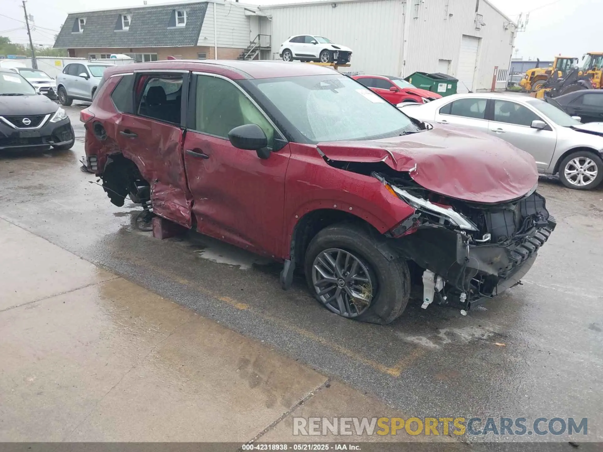 1 Photograph of a damaged car JN8BT3AB1MW450233 NISSAN ROGUE 2021