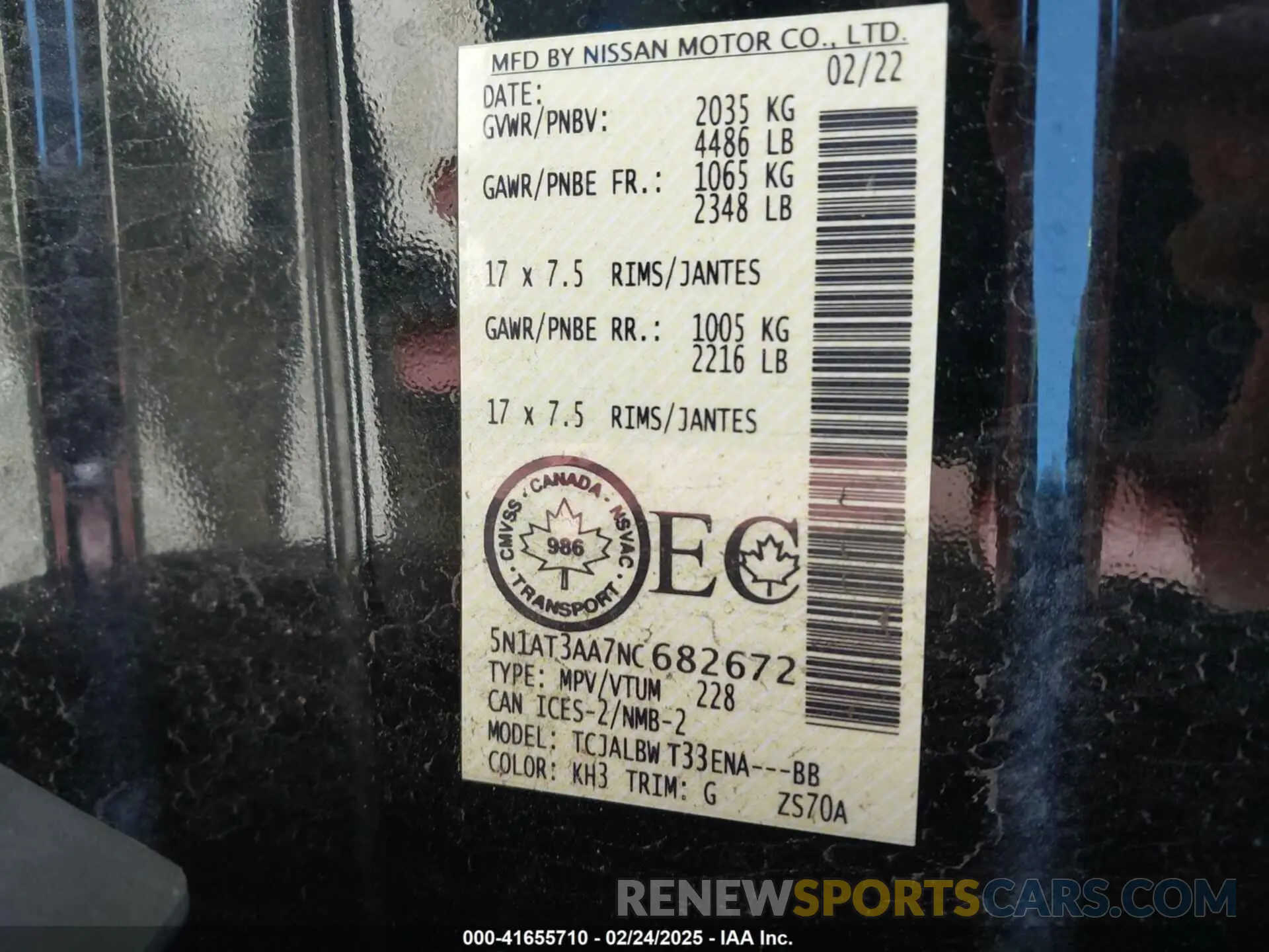 9 Фотография поврежденного автомобиля 5N1AT3AA7NC682672 NISSAN ROGUE 2022