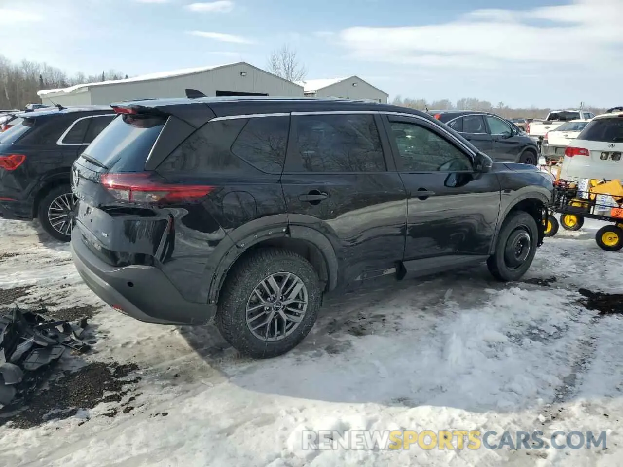 3 Photograph of a damaged car 5N1AT3AB0NC708294 NISSAN ROGUE 2022