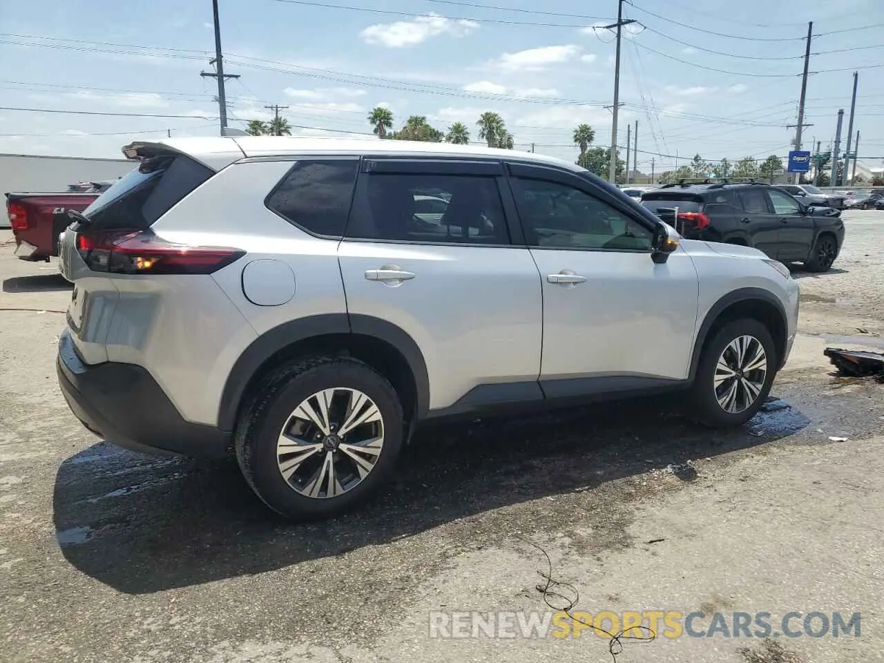 3 Photograph of a damaged car 5N1BT3BA1NC699762 NISSAN ROGUE 2022