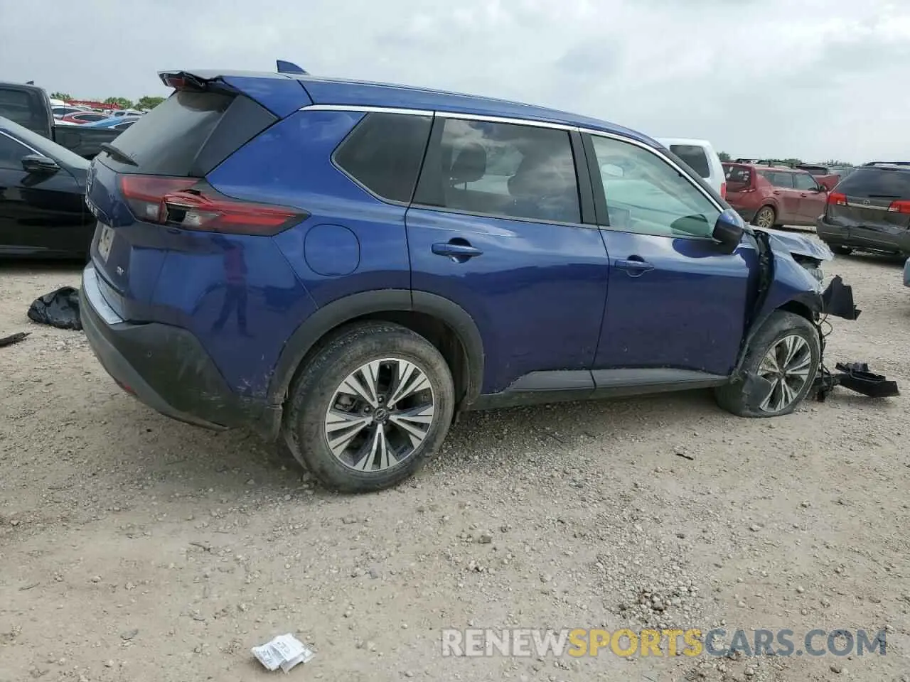 3 Фотография поврежденного автомобиля 5N1BT3BA1NC734641 NISSAN ROGUE 2022